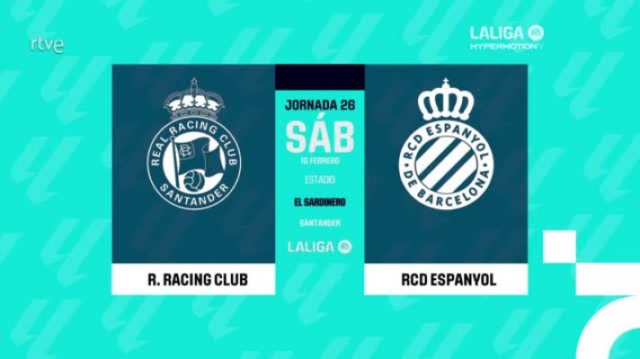 Resúmenes de LaLiga - Racing - Espanyol: resumen del partido de la 26ª jornada