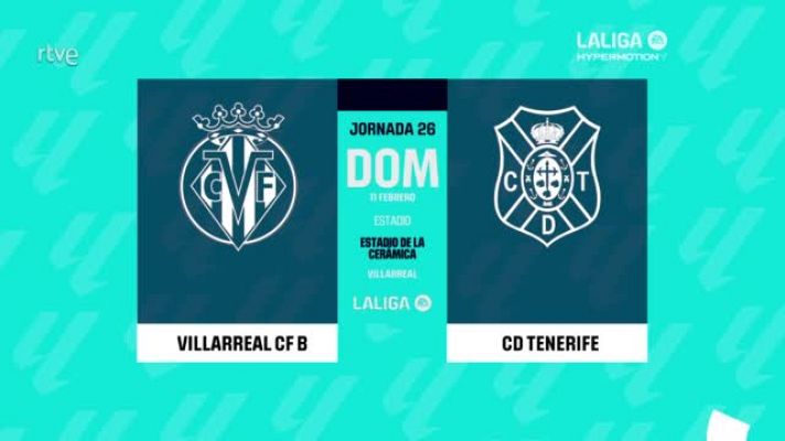 Resúmenes de LaLiga - Villarreal B - Tenerife: resumen del partido de Segunda