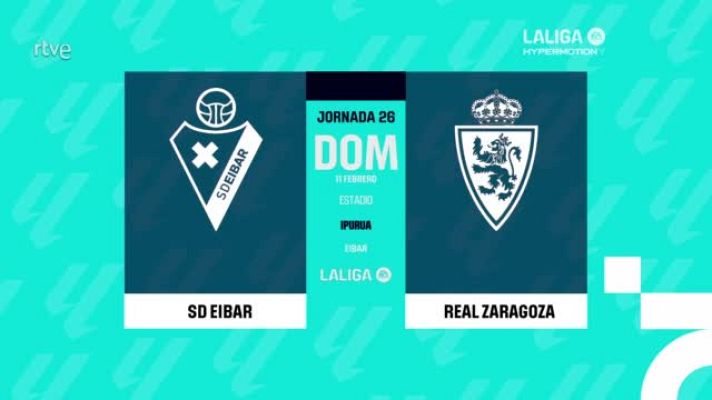Resúmenes de LaLiga - Eibar - Zaragoza: resumen partido 26ª jornada Liga | Segunda