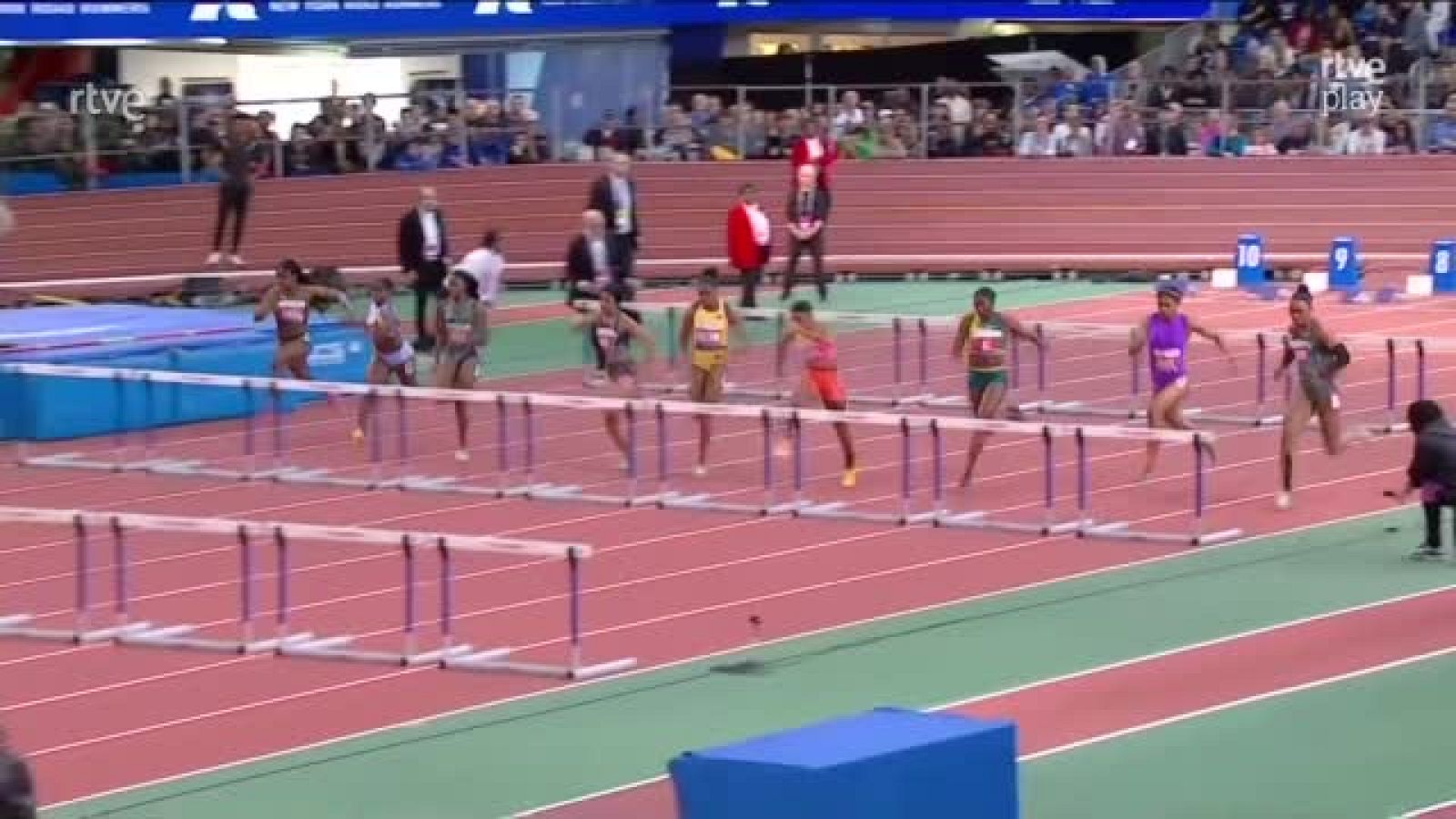 Mitin de Nueva York: Charlton bate récord del mundo en 60m vallas - Atletismo | Ver