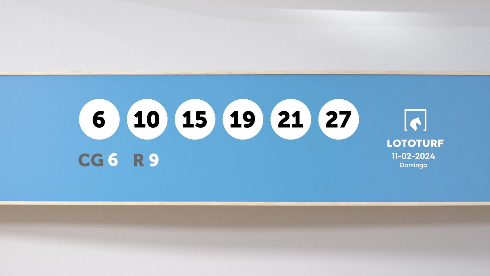 Sorteo de la Lotería Lototurf del 11/02/2024 - Ver ahora