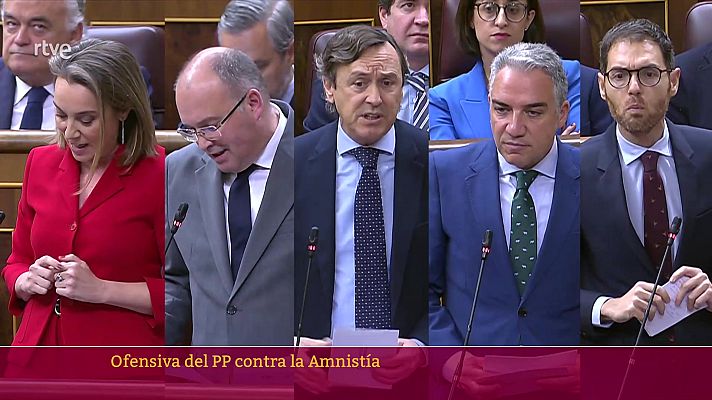 Parlamento - Ofensiva del PP contra la Amnistía