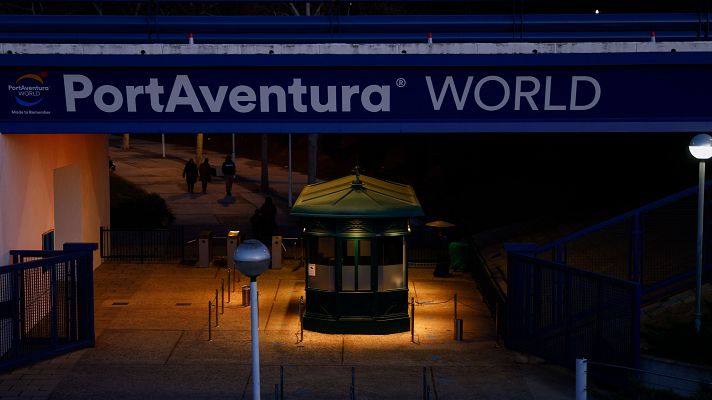 Telediario 1 - La empresa de PortAventura asegura que siguió el protocolo establecido por las fuertes rachas de vientos