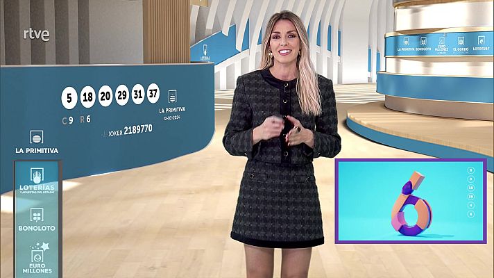 Loterías - Sorteo de la Bonoloto y Primitiva del 12/02/2024