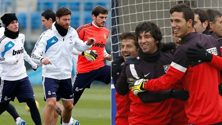 Telediario 1 - Madrid y Atlético llegan al derbi con los papeles cambiados