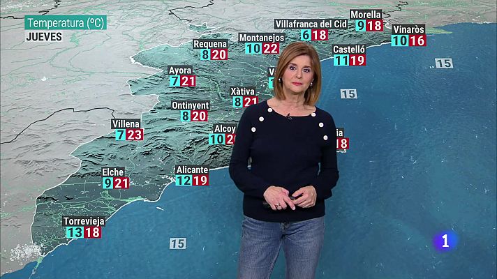 L'informatiu - Comunitat Valenciana - El tiempo en la Comunitat Valenciana 14/02/24