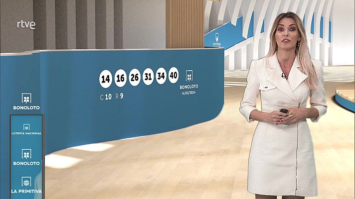 Loterías - Sorteo de la Bonoloto del 14/02/2024