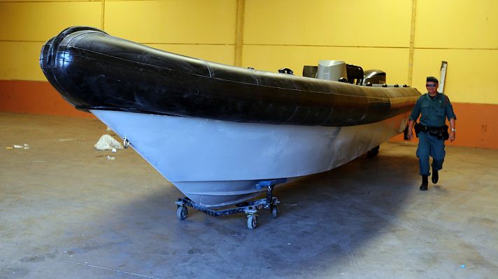 Telediario 2 - Los narcotraficantes cuentan con tecnología de última generación para cruzar el Estrecho y eludir a los cuerpos de seguridad