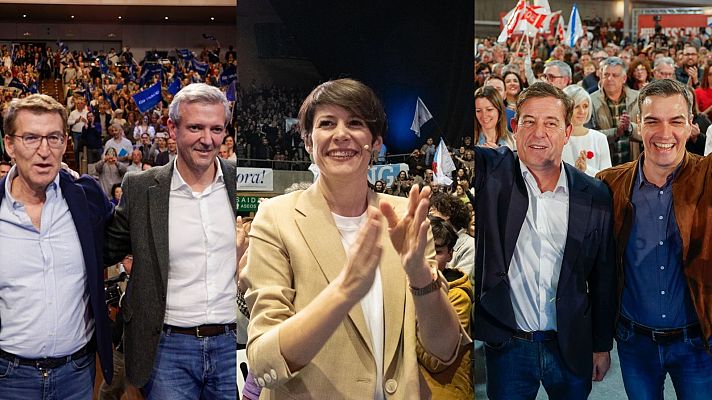  - La campaña de las elecciones gallegas llega a su fin con las llamadas de los candidatos y líderes nacionales a la movilización