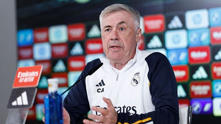 Fútbol - Mbappé no es "el tema del día" para Ancelotti antes del partido "vital" ante el Rayo Vallecano