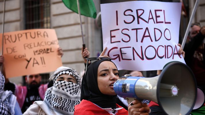 Telediario Fin de Semana - Una marcha en Madrid pide el fin de la guerra en Gaza
