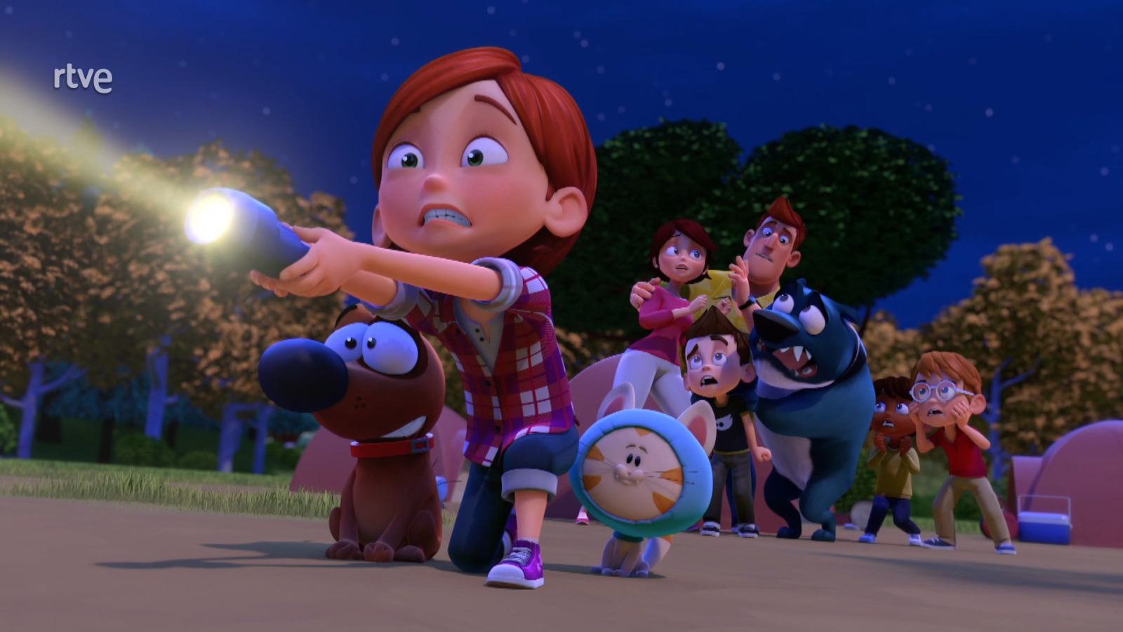 Acampada en la naturaleza - Pat el perro | Ver