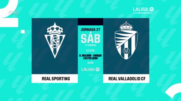 Resúmenes de LaLiga - Sporting - Valladolid: resumen del partido, 27ª jornada | Segunda