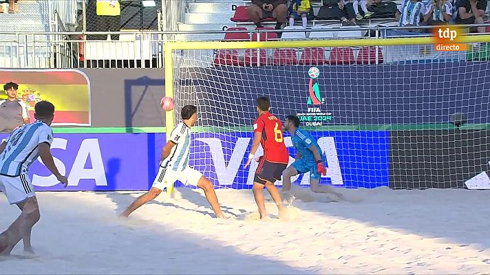 Fútbol  Playa - Copa Mundial. Argentina - España