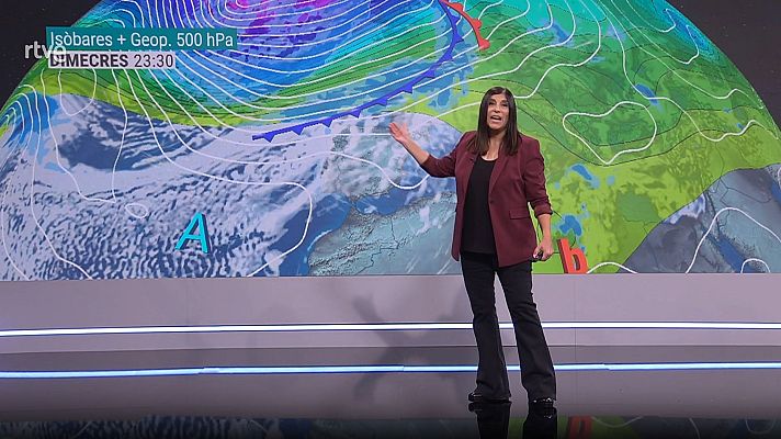 El temps - Sol, núvols alts i bonança, a l'espera d'un temps mogut i fred