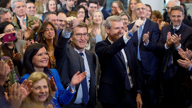 El PP cierra filas con Feijóo tras la mayoría absoluta en Galicia