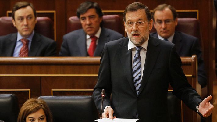 Telediario 1 - Rajoy: "La decisión de las pensiones la impone la realidad, no Bruselas"