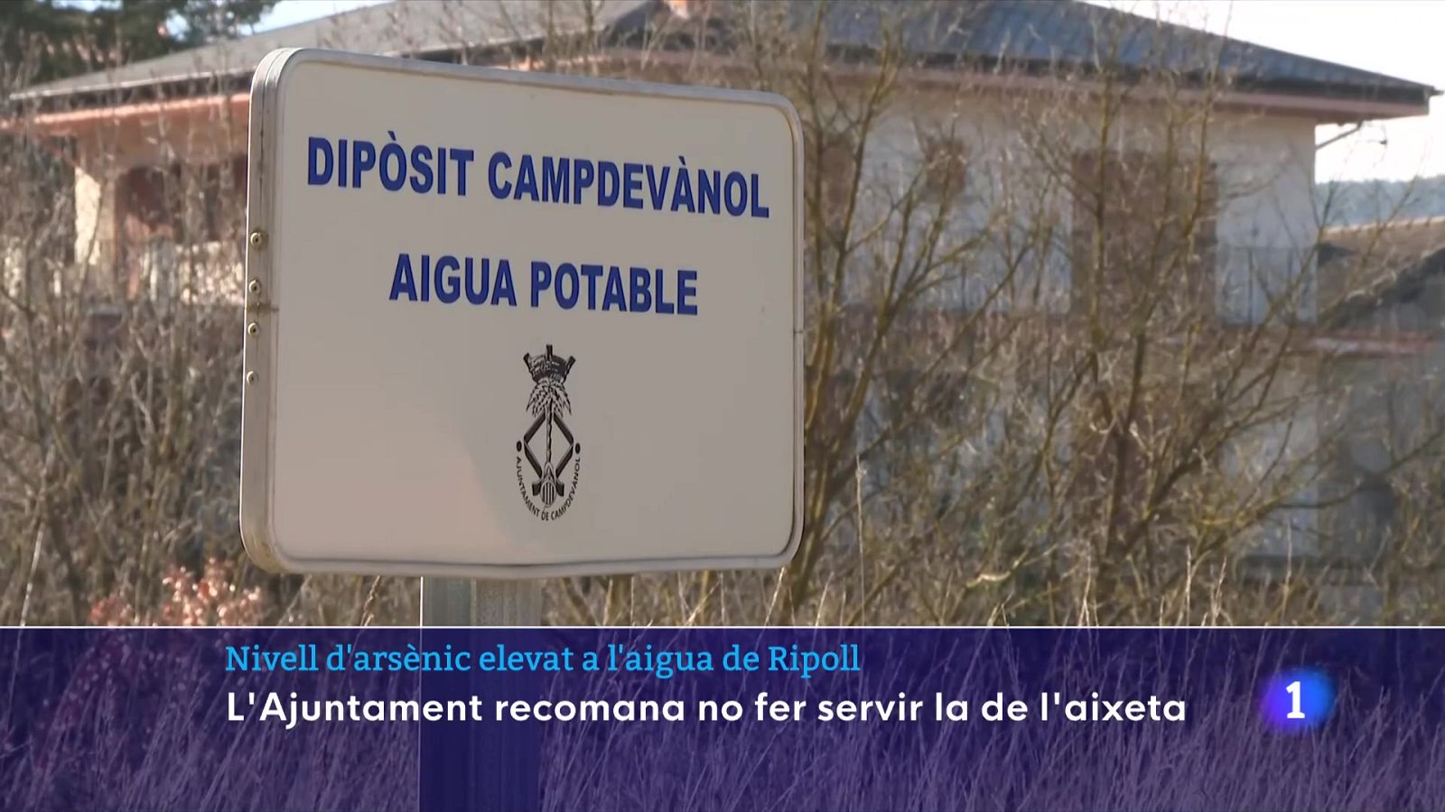 Nivell d'arsènic elevat a l'aigua de Campdevànol i Ripoll - L'Informatiu | Ver