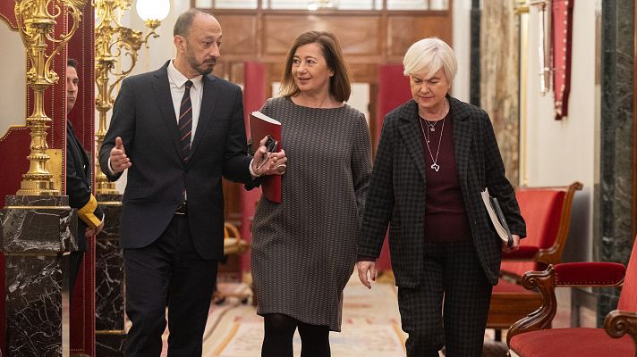 Telediario 1 - La Mesa del Congreso prorroga hasta el 7 de marzo el plazo para acordar un nuevo texto de la ley de amnistía