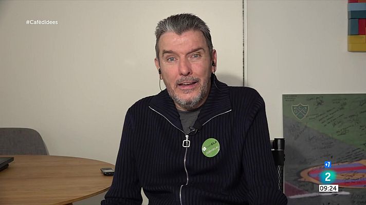 Cafè d'idees - Unzué: "Hi ha malalts d'ELA obligats a morir perquè no tenen ajudes"