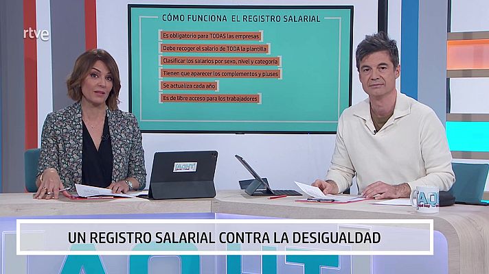 Aquí hay trabajo - En tu empresa tiene que haber un registro salarial