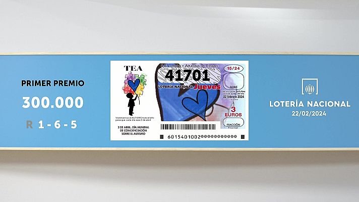 SELAE - Sorteo de la Lotería Nacional del 22/02/2024