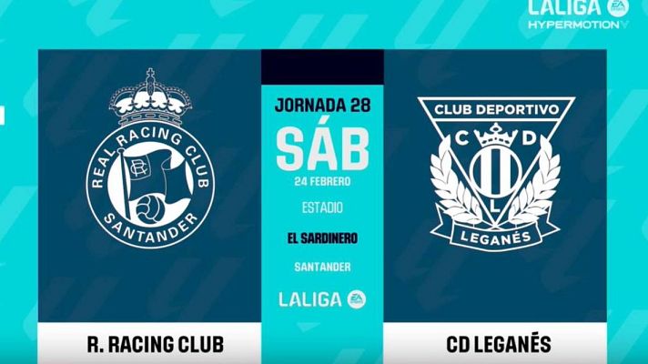 Resúmenes de LaLiga - Racing - Leganés: resumen del partido de la 28ª jornada de Liga | Segunda
