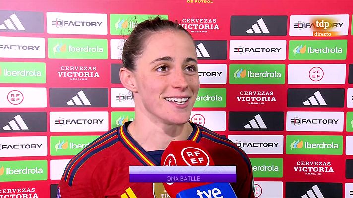 UEFA Nations League - Ona Batlle: "Es un sueño disputar unos Juegos Olímpicos"