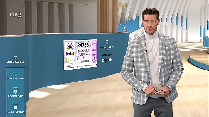 Loterías - Sorteo de la Lotería Nacional del 24/02/2024
