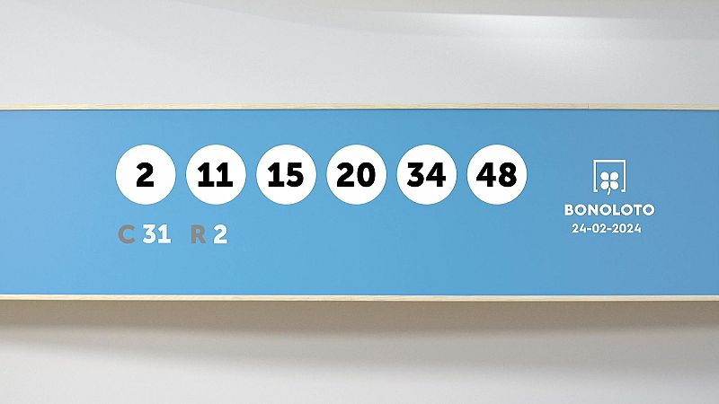 Sorteo de la Lotería Bonoloto del 24/02/2024 - Ver ahora