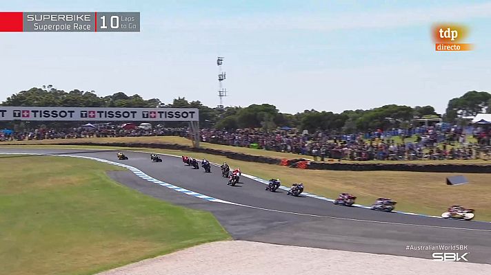 Mundial de Superbike - Campeonato del Mundo. WSBK Superpole Race (Phillip Island)