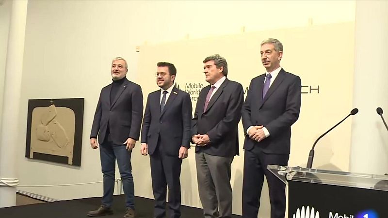Primer acte institucional del MWC: Mobile Lunch 2024 - L'Informatiu | Ver