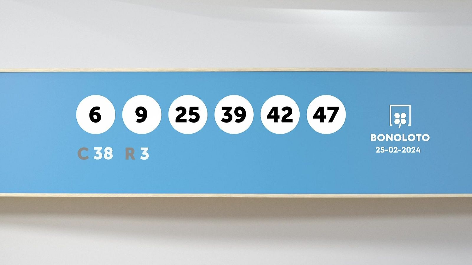 Sorteo de la Lotería Bonoloto del 25/02/2024 - Ver ahora