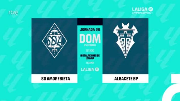 Resúmenes de LaLiga - Amorebieta - Albacete: resumen del partido de la 28ª jornada de Liga | Segunda