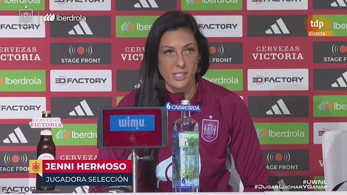 UEFA Nations League - Jenni Hermoso, sobre su no convocatoria tras el Mundial: "Me dolió, me sigue doliendo y se me va a quedar ahí"