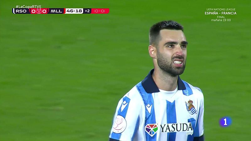 La Real Sociedad desperdicia un penalti y continúa el empate a cero - Copa del Rey | Ver