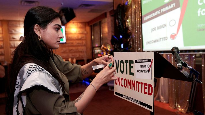 Telediario Matinal - Biden y Trump cumplen en Michigan, pero el presidente recibe un voto de protesta por Gaza