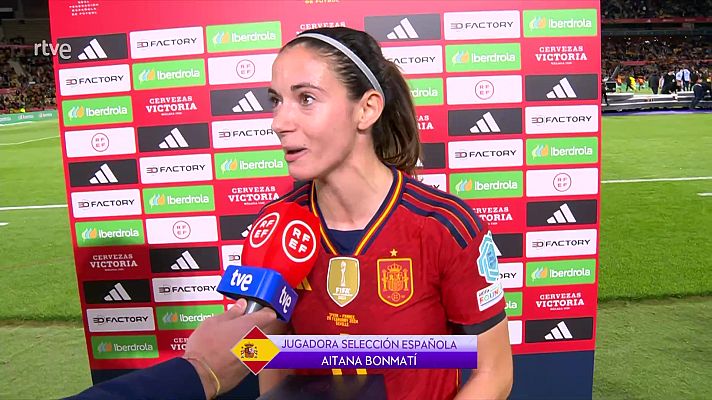 UEFA Nations League - Aitana Bonmatí, MVP de la Nations League: "Este equipo no tiene techo; ahora, a por los Juegos"