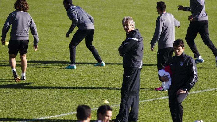 Telediario 1 - El Málaga saldrá con intensidad contra el Anderlecht