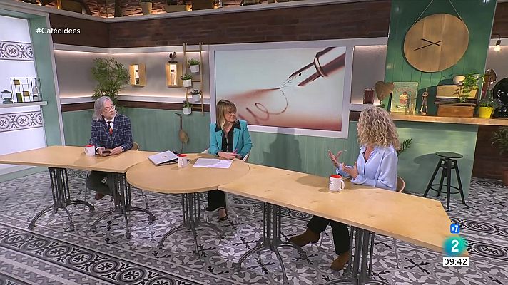 Cafè d'idees - Montse Perelló, grafòloga: "Hi ha molta intimitat en una lletra"