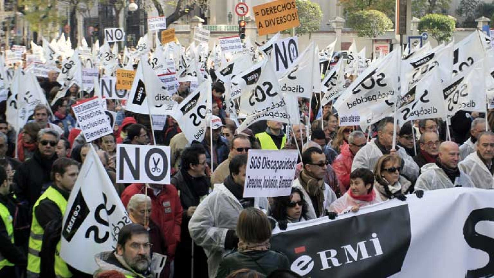 Manifestaciones por los derechos de los discapacitados