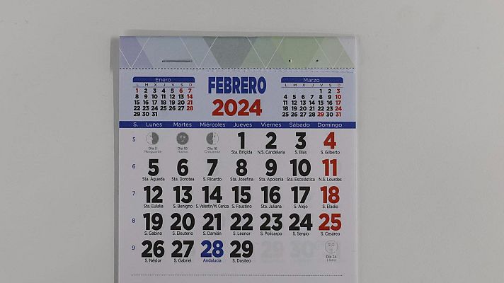 Telediario 1 - Nacer el 29 de febrero, una probabilidad entre más de 1.400