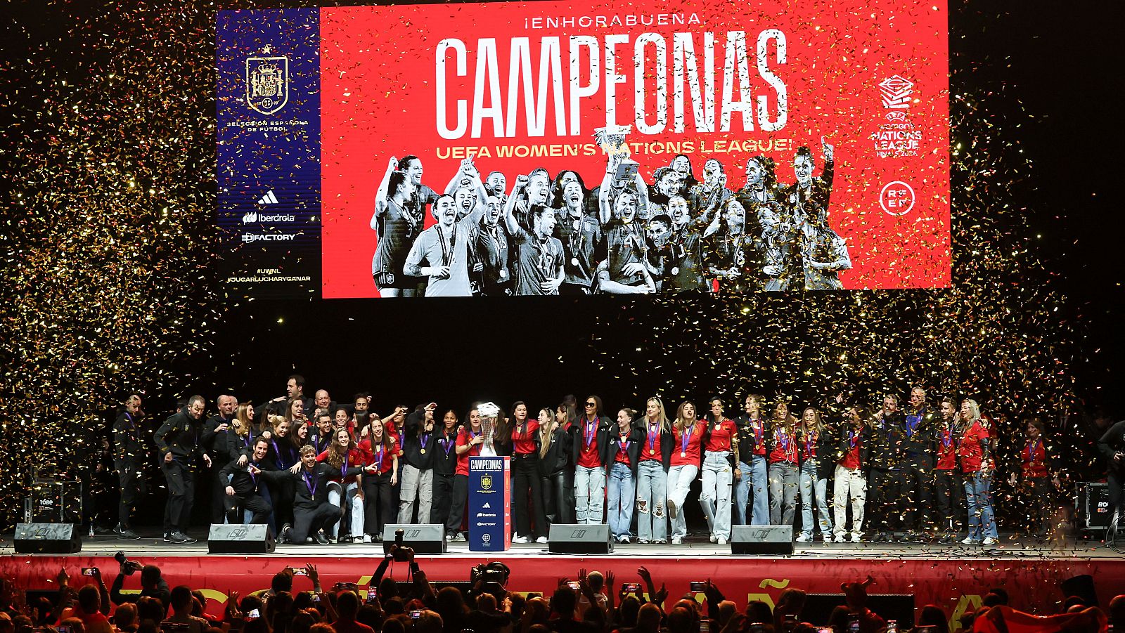 Fútbol - Liga Naciones femenina UEFA. Fiesta celebración - ver ahora