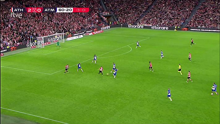 Copa del Rey - Guruzeta sentencia la eliminatoria en una mala acción defensiva del Atlético