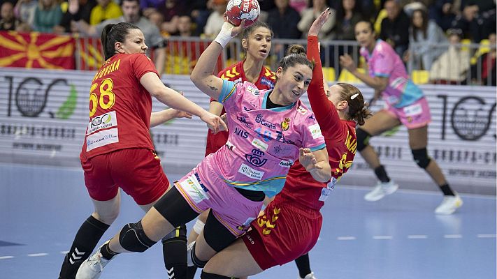 Balonmano - Clasificación Cto. de Europa femenino. 3ª Jornada: Macedonia del Norte - España