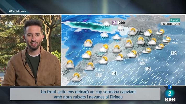 El temps - El març comença amb vent, pluja i neu a la vista i més fred