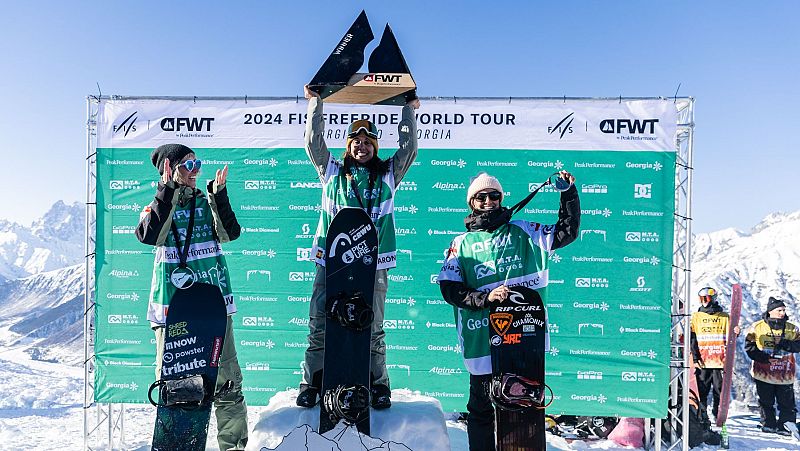 Nùria Castán lidera el circuito mundial de Snowboard Freeride - Deportes de invierno | Ver