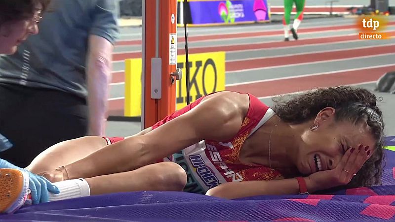 María Vicente se lesiona de gravedad en el Mundial de Glasgow | Ver