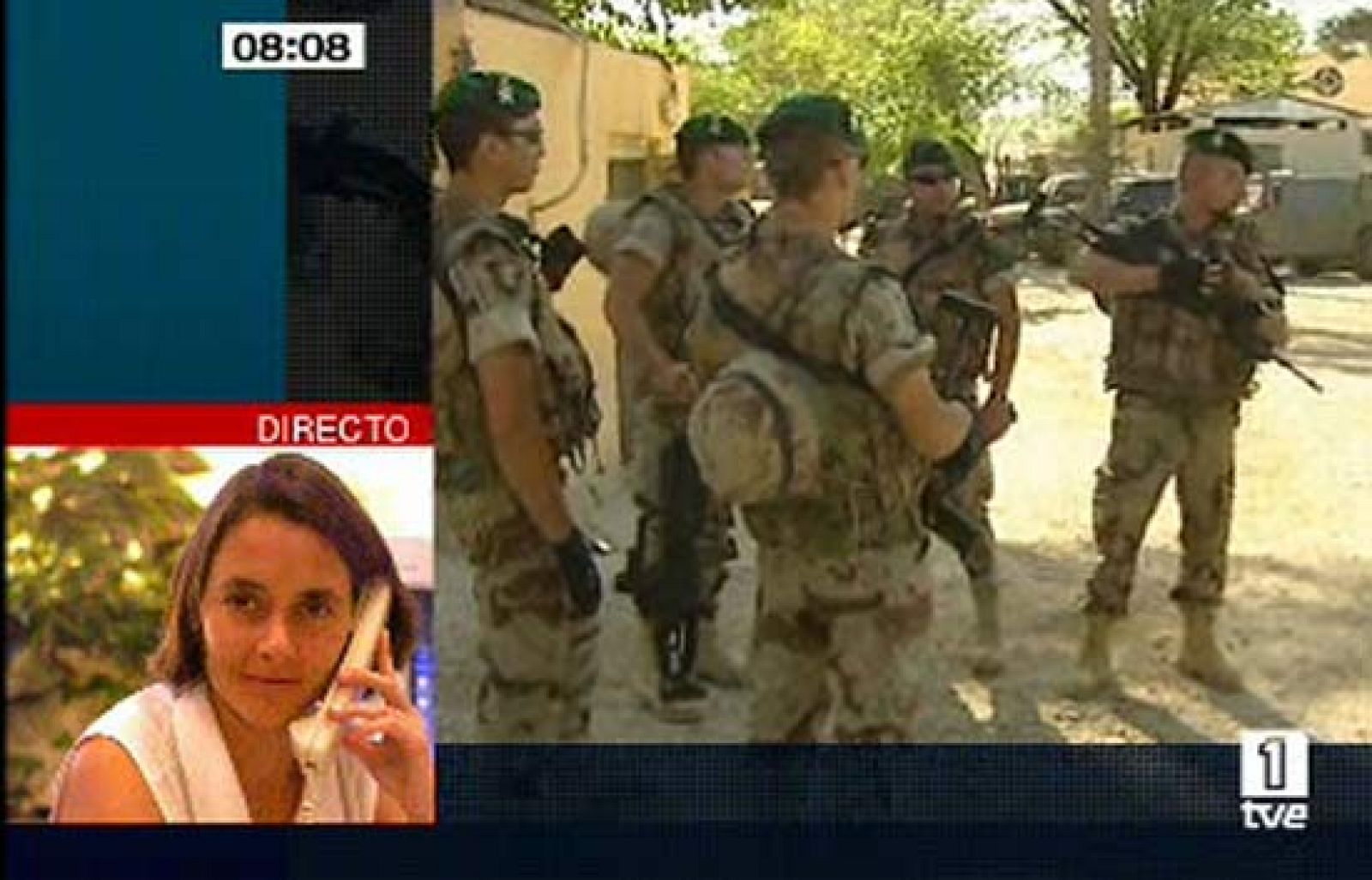 Crónica de la enviada especial de TVE, Sagrario Ruiz de Apodaca, a Afganistán donde el Príncipe Felipe ha viajado por sorpresa