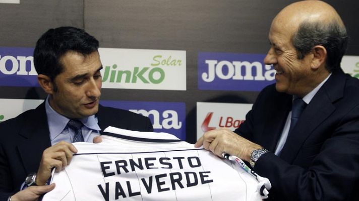 Telediario 1 - Presentación de Valverde en Valencia